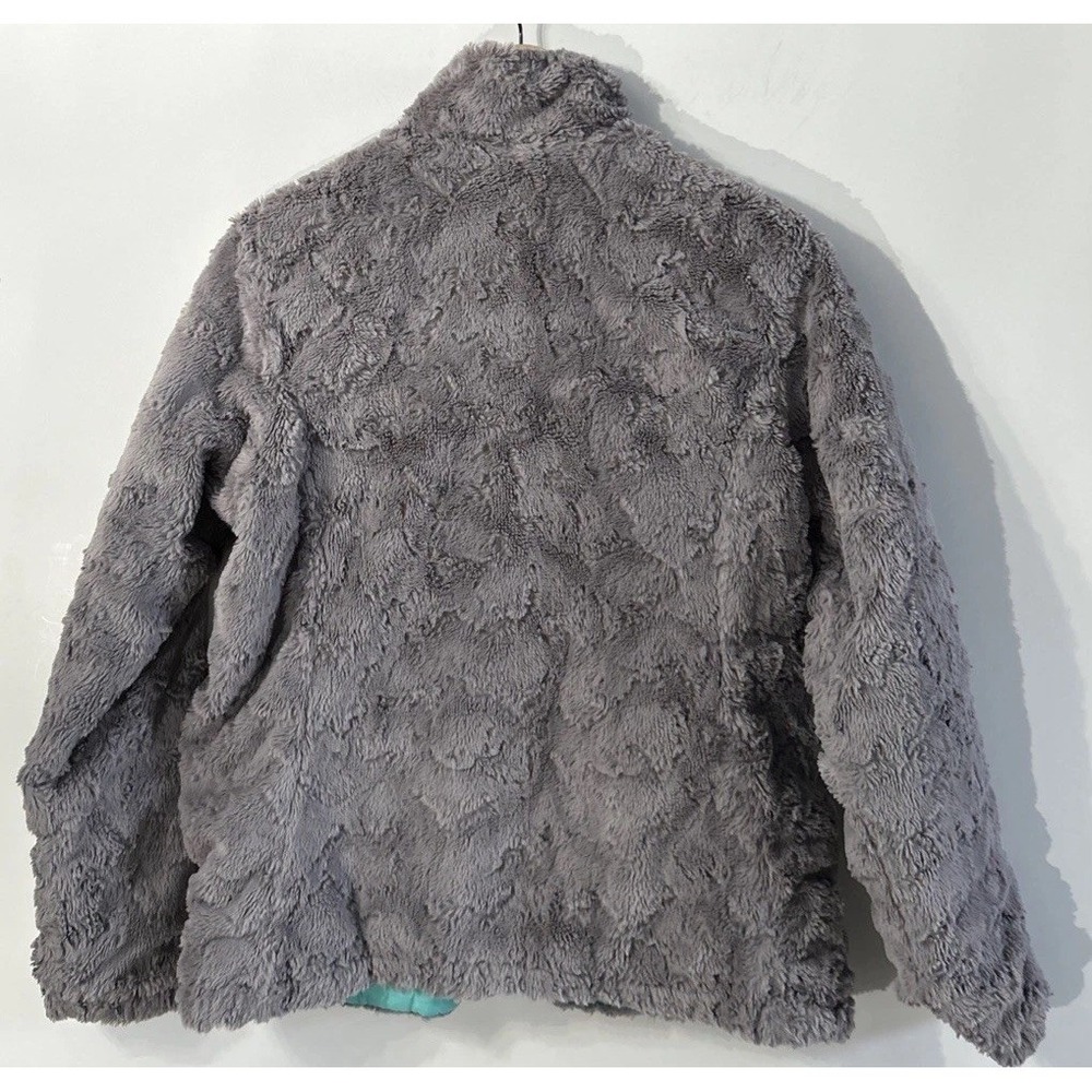 Girls The North Face Reversable Mossbud Jacket Sz XL 18 - Picture 12 of 13
